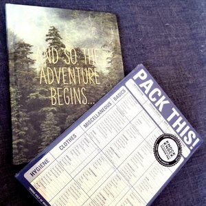 BNWT Travel Journal and Packing Checklist